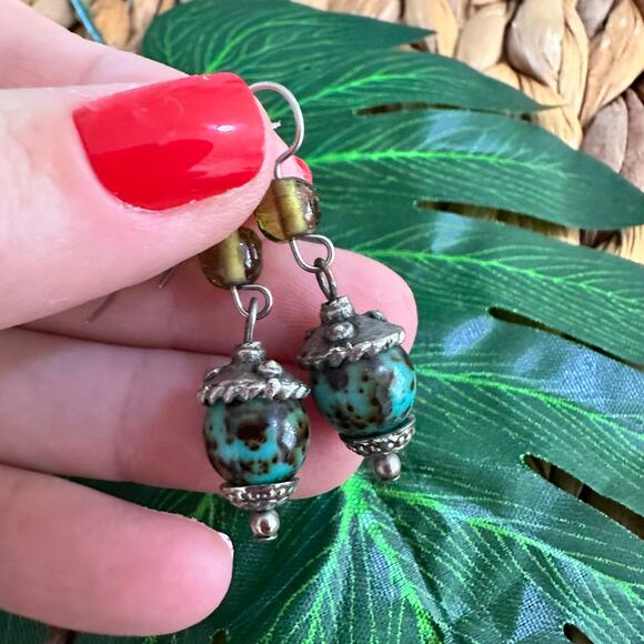 BOGO FREE TURQUOISE EARRINGS - Picture 1 of 4